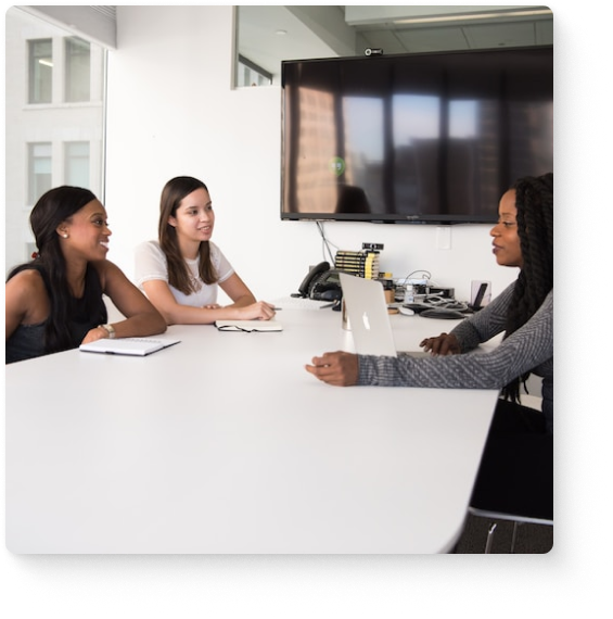 Candidate taking a personality test